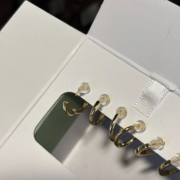 Petite Hoop Earrings - Picture 6 of 9